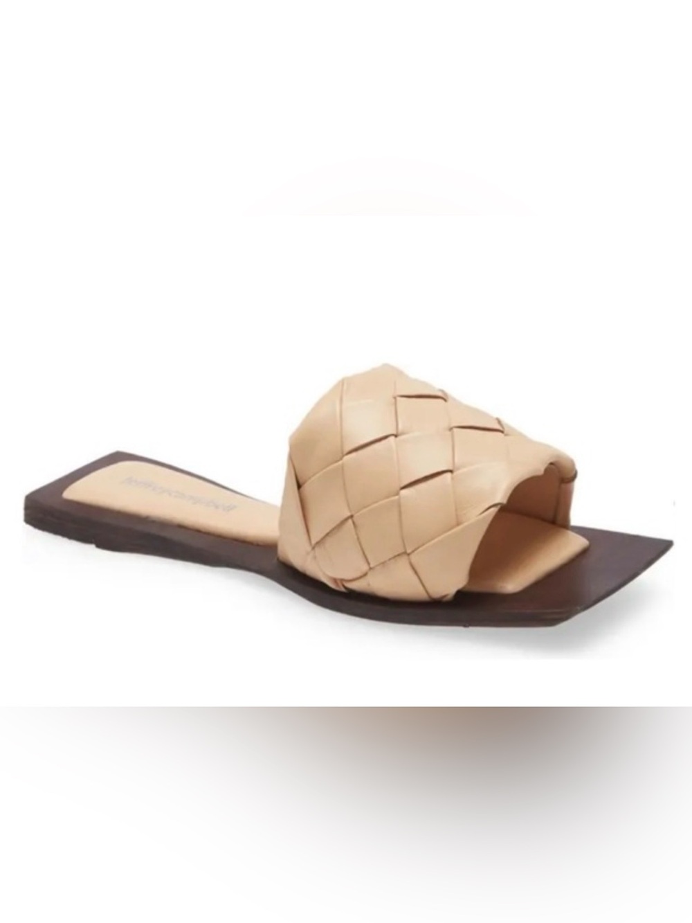 Jeffrey Campbell Costello-L natural brown slide sandal size 9